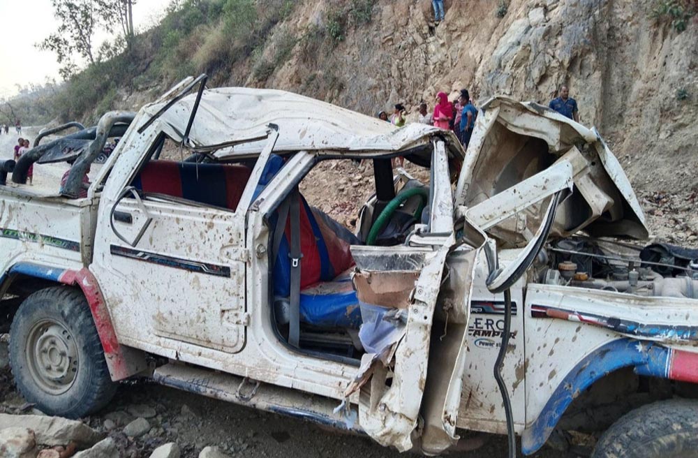 सत्यवती जिप दुर्घटना : एकै ठाउँका पाँचको मृत्युले शोकमा डुब्यो गाउँ